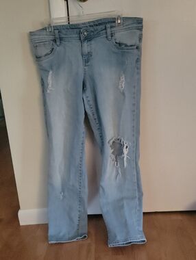 Kut From The Kloth Light Blue Distressed Women’s Jeans Sz 10